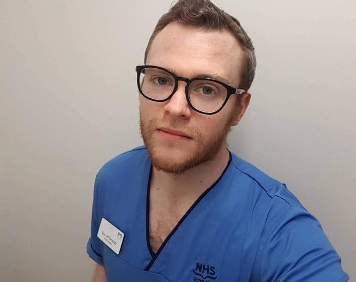 Nursing alumnus Gearóid Brennan.