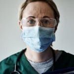 Tired doctor
