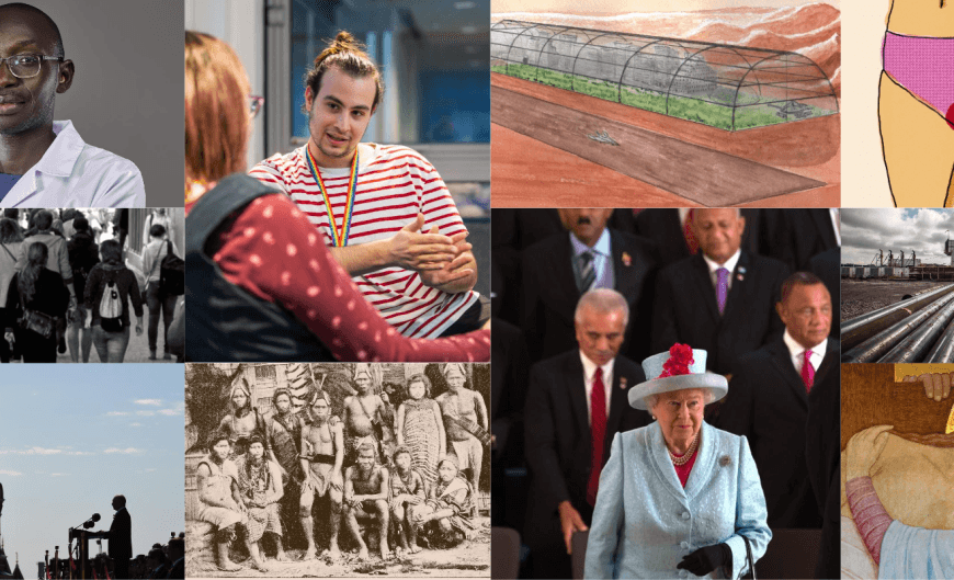 Various images from the top ten Edinburgh Impact stories of 2022.