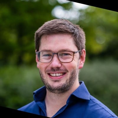 Photograph of entrepreneur Douglas Martin, smiling to the camera.