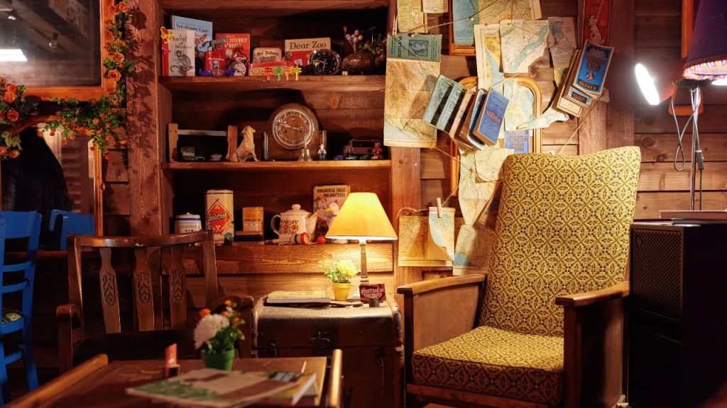 The interior of the venue 