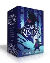 This is a photograph of a boxed set of books by Susan Cooler. The series is called The Dark is Rising.