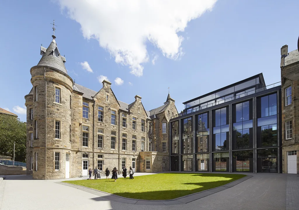 Public space at the rear of Edinburgh Futures Institute